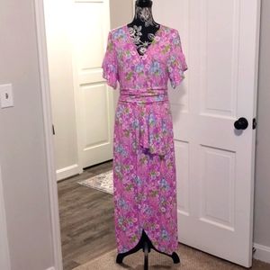 knee length dresses for ladies Black Midi Slip Dress main image 1